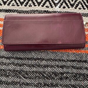 New w/out Tags HOBO Leather Wallet - Scarlet